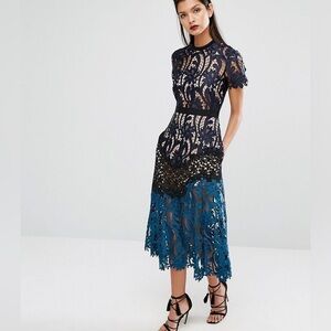 Self Portrait Prairie dress